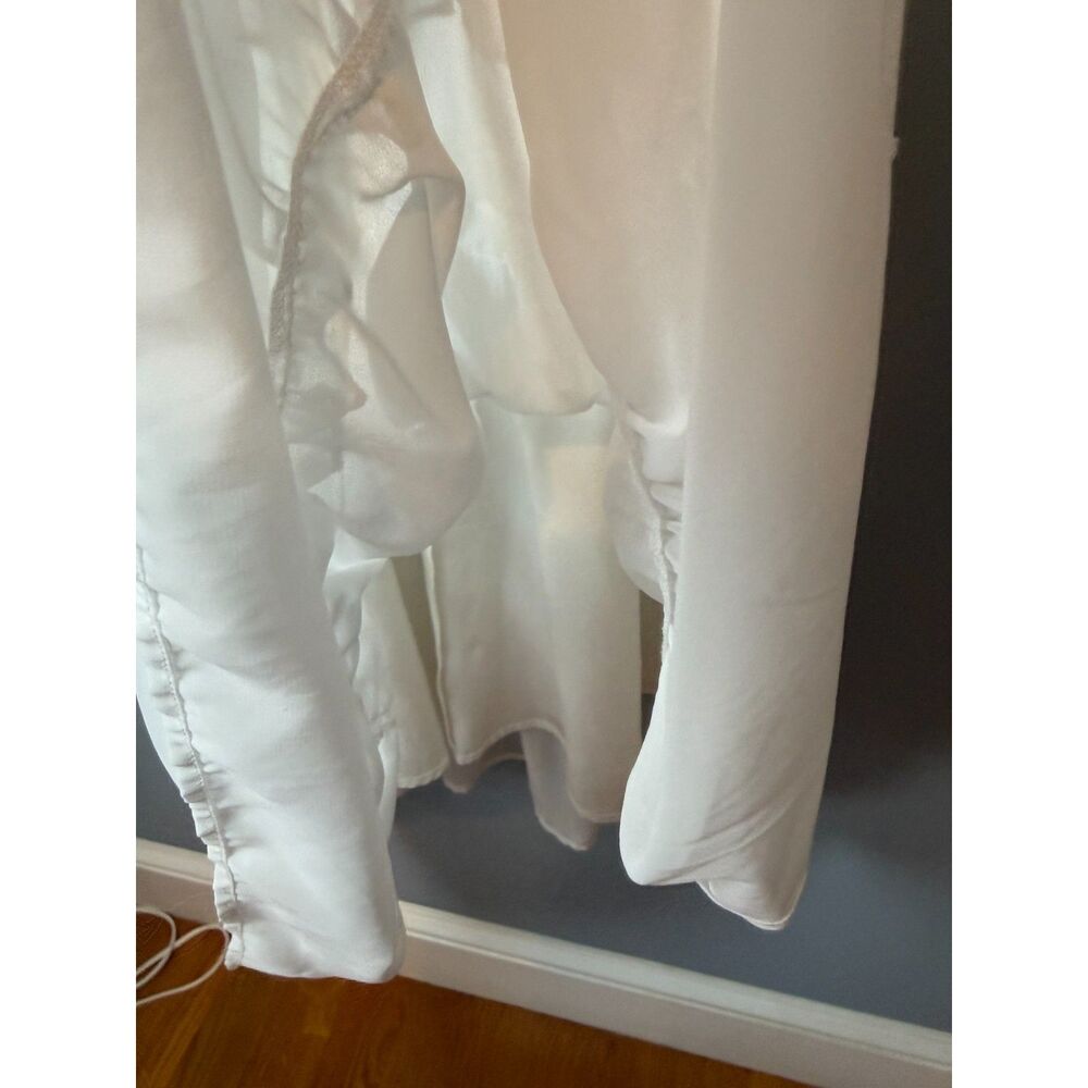 LILLUSORY White Smocked Tiered Maxi Dress